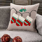 Whitegg Christmas Decorative Square Pillowcase ...