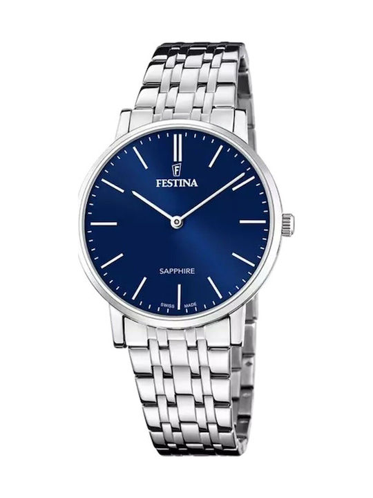 Festina Ceas de Damă cu Argintiu Brățară Metalică
