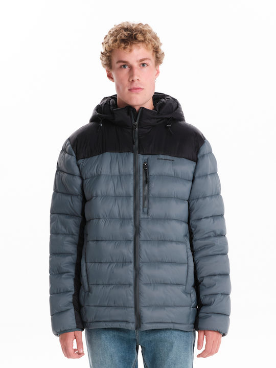 Winter Jacket Puffer Waterproof Dusty Pine, Black