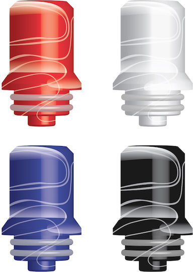 Innokin Zlide Resin 510 Drip Tip Mouthpiece in Red color