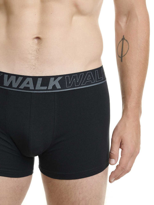 Walk Herren Boxershorts Black 1Packung