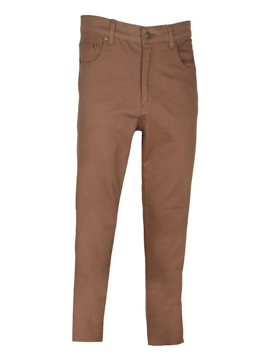 Stefansxxl Trousers Elastic Brown