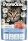 Pawsome Light Nassfutter für Erwachsene Katzen in Beutel mit Lachs Diät 85gr