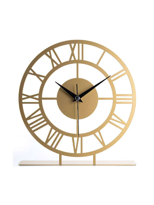 Aberto Design Tabletop Clock Yellow 901LMN1145