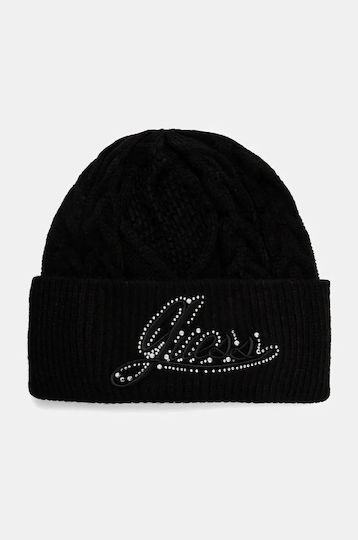 Beanie Beanie Knitted in Black color