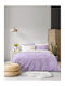 Kocoon Sheet Sets Queen 240x270cm. Denise Lilac|Ecru 4pcs