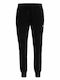 Soccer Trousers Sweatpants with Elastic Black