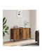 Sideboard Wooden with Drawers Coffee 100x36x60cm
