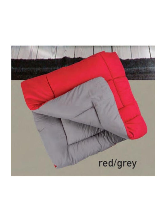 Kipper Πάπλωμα Υπέρδιπλο με Γέμιση Microfiber 220x240εκ. Bi Color Κόκκινο
