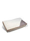 Glee Rectangle Mattress Dog Rectangle White 90x70cm