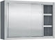 Glass Holder Sliding Doors Inox 140cm Prochef Ecoline