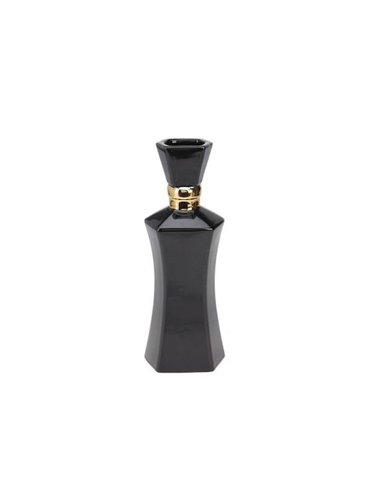 Zaros Decorative Vase Black 13x35cm