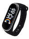 Nubi M8 Digital Kinderuhr Schwarz mit Gummiarmband M8-Schwarz