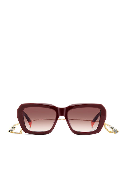 Missoni Women's Sunglasses with Burgundy Plasti...