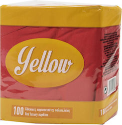Yellow 100 Napkins