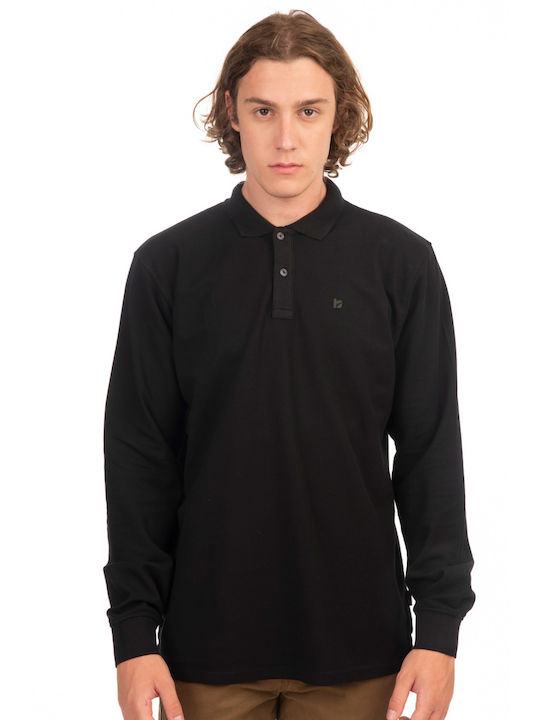 Rebase Polo Blouse Black