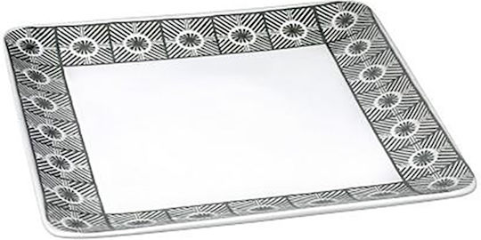 Espiel Dande Чиния Плитко Квадрат Сив 27x27см 6бр