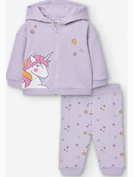 Kinder Sweatpants Set - Jogginganzug Lilac 2Stück