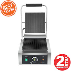 Lappas Commercial Sandwich Maker with Ribbed Top and Ribbed Bottom 1800W