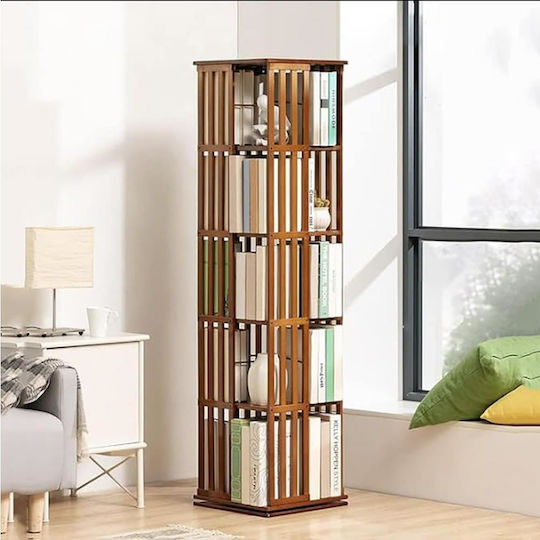 Ραφιέρα 5 Επιπέδα Υ149x37x37εκ Ξύλο Bamboo