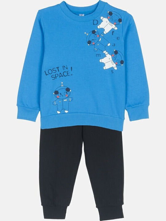 Dreams by Joyce Kinder Schlafanzug Winterlich Royal Blue, Black Dreams by Joyce Kinder Schlafanzug Winterlich Royal Blue, Black
