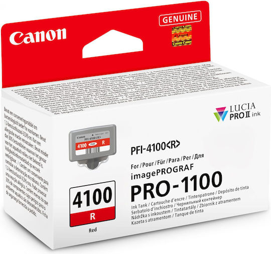 Canon PFI-4100 Original InkJet Druckerpatrone Rot (6785C001)