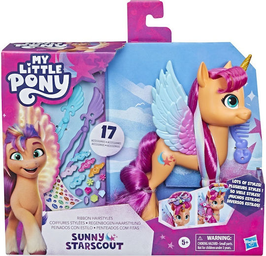 Hasbro Miniature Toy Ribbon Hairstyles Sunny My Little Pony