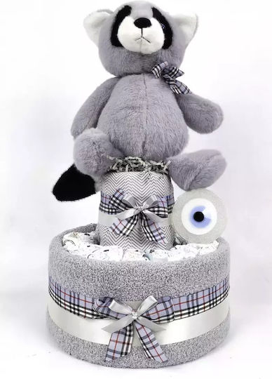 Dama Koupa Χειροποίητο Diaper Cake από Ξύλο για Αγόρι