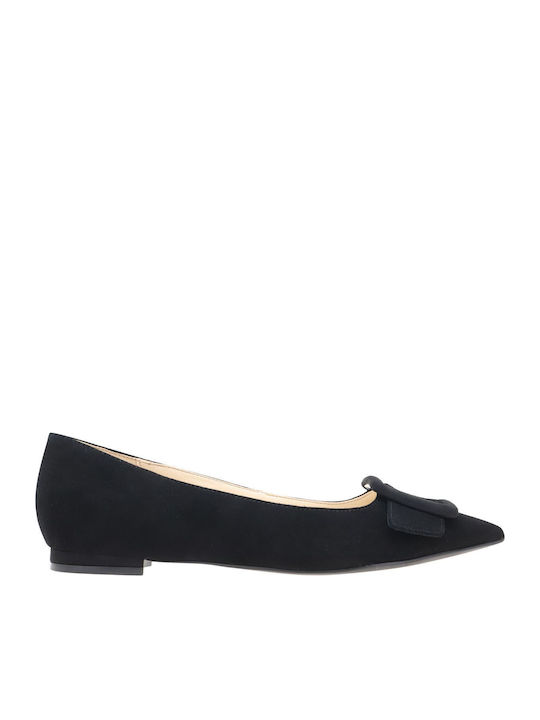 Synthetic Leather Ballerinas Jesike Black