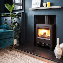Charnwood Skye 5 Μεταλλική Ξυλόσομπα Gunmetal