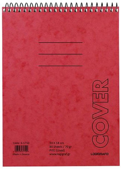 Logigraf Set 10 Notepad Spiral 80 Sheets Ruled