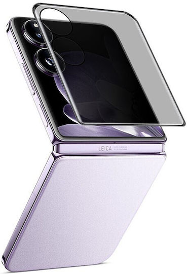 Xiaomi Mix Flip 5G Imak Антишпионско Закалено Стъкло Черно