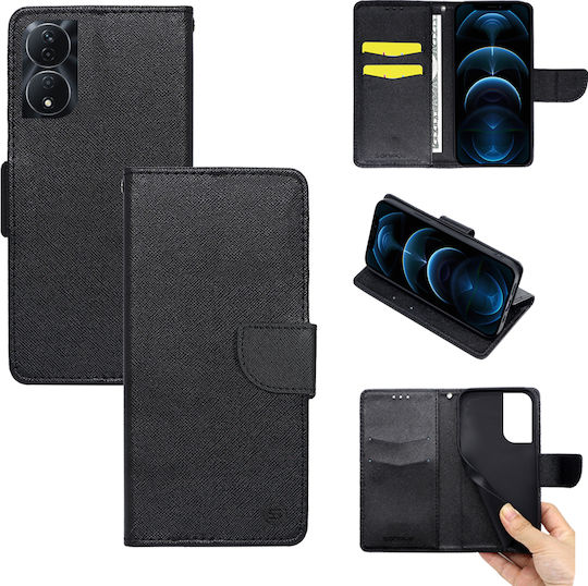 Sonique Trend Wallet Case Honor 90 Smart 5G Schwarz