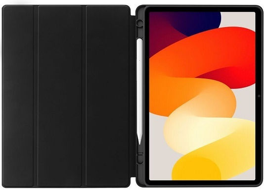 Luxury Magnetic Tri-fold Tablet Case Xiaomi Pad 6 11'' Black
