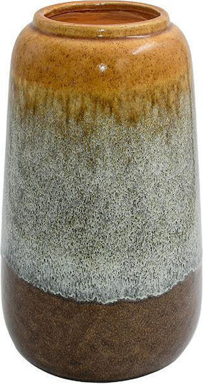 Fylliana Βάζο Κεραμικό Fl2361 Καφέ 19xΥ32cm Fylliana Βάζο Κεραμικό Fl2361 Καφέ 19xΥ32cm