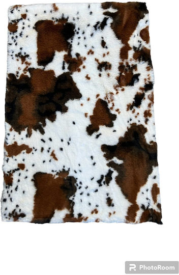 Teppich Rechteckig Pelzige Animal Print