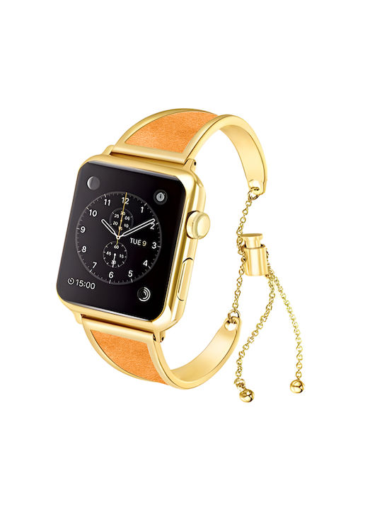 LW-372 Edelstahlarmband Gold (Apple Watch 38/40...