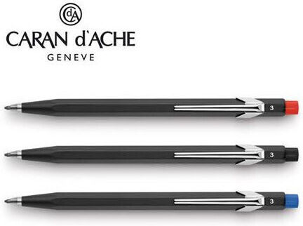 Caran D'ache Mechanical Pencil with Sharpener 1pcs Blue