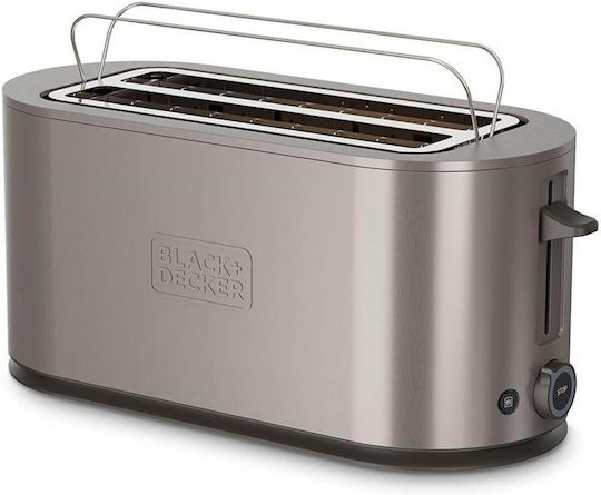 Black & Decker Toaster 2 Slots 1500W Black