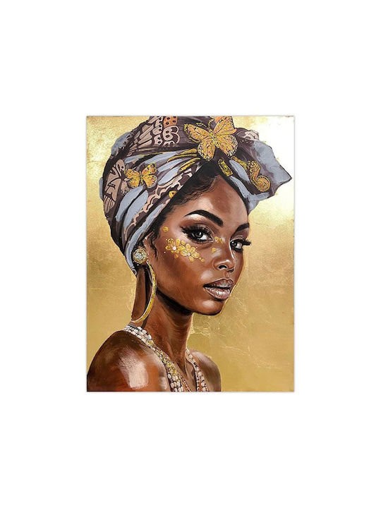 Fylliana African Lady Painting on Canvas 60x80cm