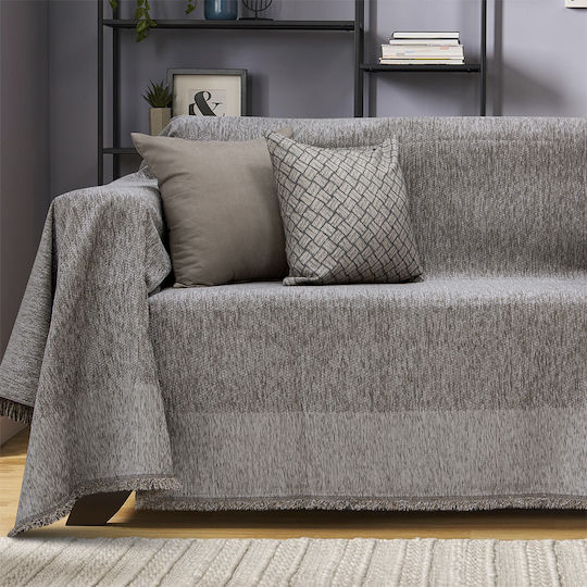 Lino Home Malta Sofa Throws 2 Seater Chenille 180x250cm Elephant Lino Home Malta Sofa Throws 2 Seater Chenille 180x250cm Elephant