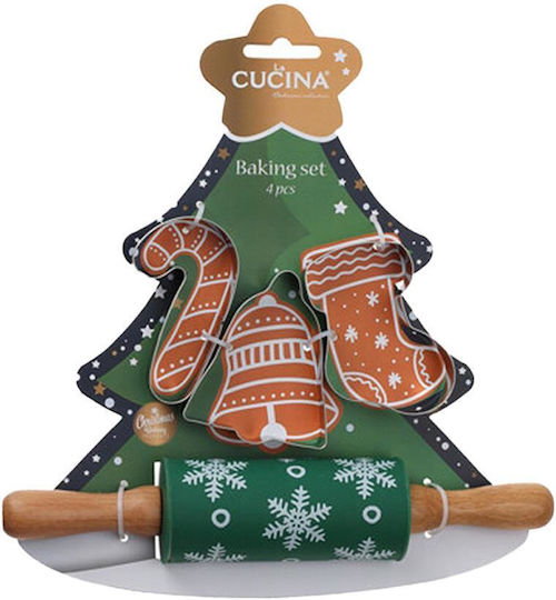 Next Weihnachtlicher Nudelholz L24xB23xD4.5cm.