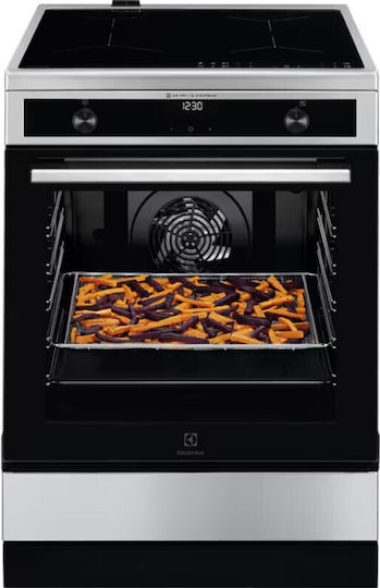 Electrolux Aragaz 73lt cu Plite cu Inducție L59.6cm. Inox