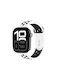 Crong Duo Sport Strap for Apple Watch 38 40 41 42 mm White and Black