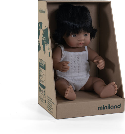 Miniland Бебешка Кукла Hispanic Girl 38 см