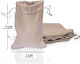 Mizoo Fabric Christmas Pouch for Gift Brown 9x7cm.