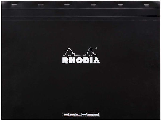 Rhodia Carnet 80 Foi A3 cu Pagini Albe Negru