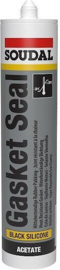 Soudal Silikon-Dichtungsmittel Hohe Temperatur Schwarz 310ml 1Stück