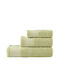 Nima Bath Towel Set 3pcs Plush Olive Green Weight 480gr/m²