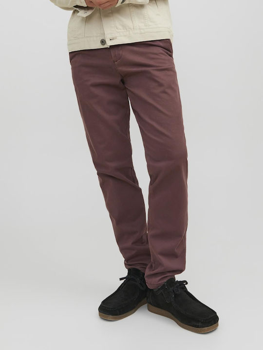 Jack & Jones Trousers Chino Elastic in Slim Fit Watermelon